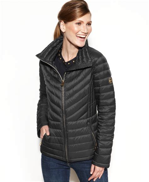 michael kors women puffer coat|Michael Kors reversible puffer coat.